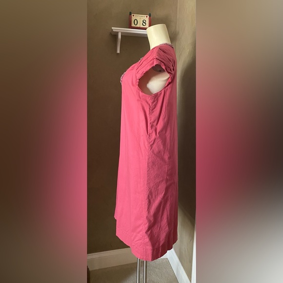 Merona Pink Sleeveless 100% Cotton Round Neck Dress Women’s Size XL - Picture 11 of 14